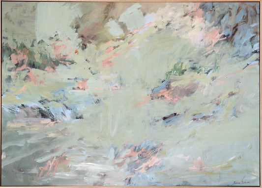 Dappled Light | Abstract Canvas Art Print - Prudence De Marchi