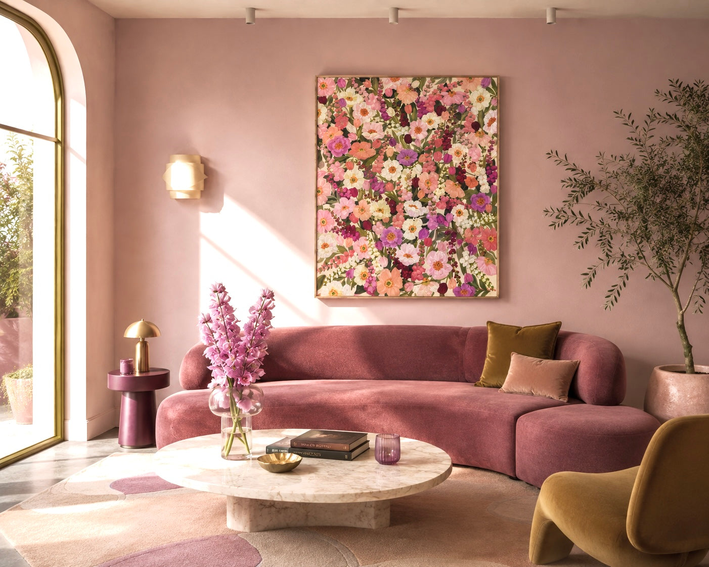 Floral Fancy | Floral Canvas Art Print