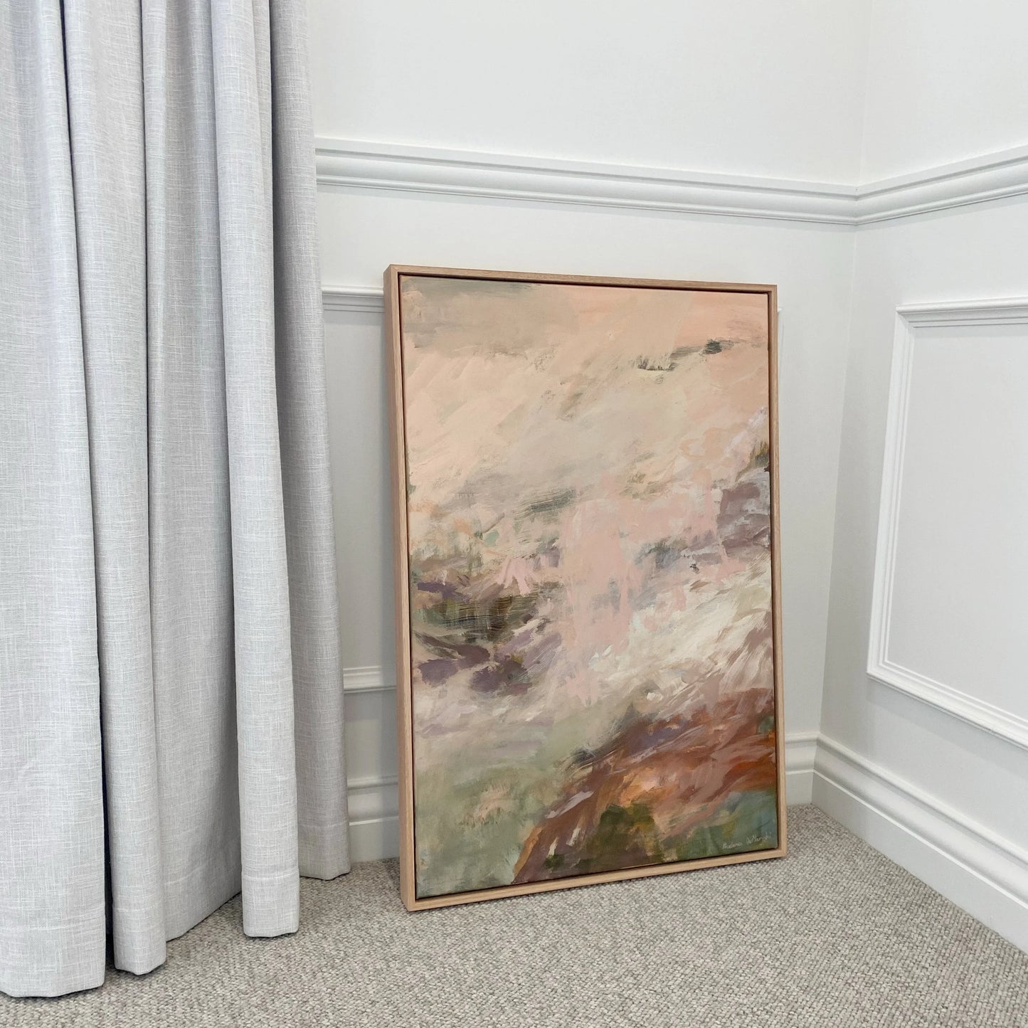 Echoes of Earth | Abstract Canvas Art Print - Prudence De Marchi