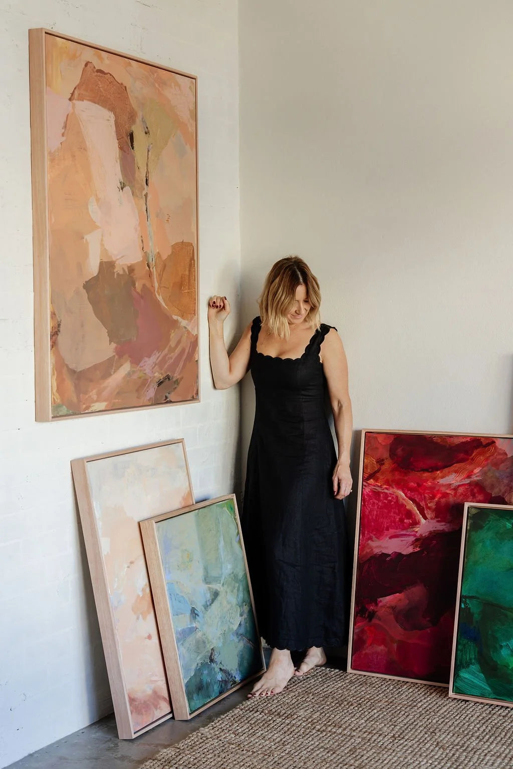 Traversing | Abstract Canvas Art Print - Prudence De Marchi