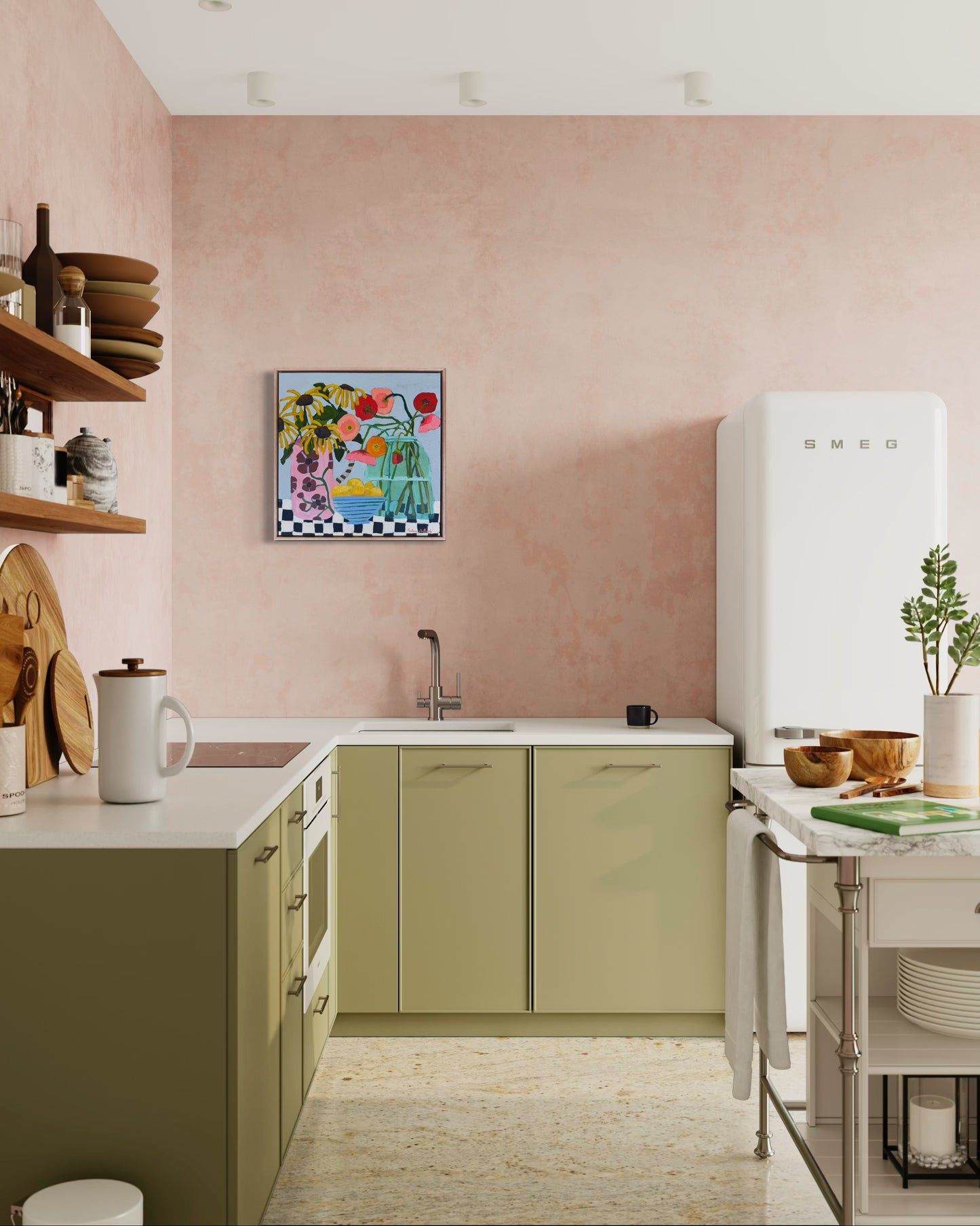 Flowers & Fruit | Original Floral Artwork - Prudence De Marchi