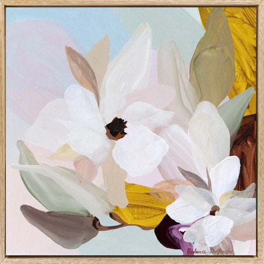 Sprung | Magnolia Canvas Art Print - Prudence De Marchi