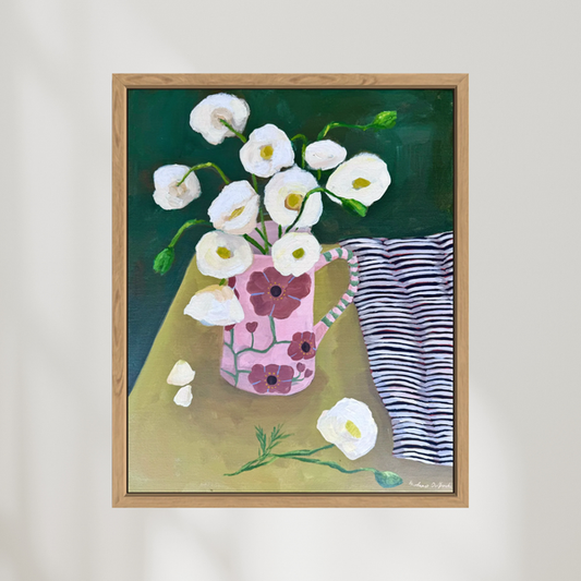 Fallen Poppies | Original Floral Artwork - Prudence De Marchi