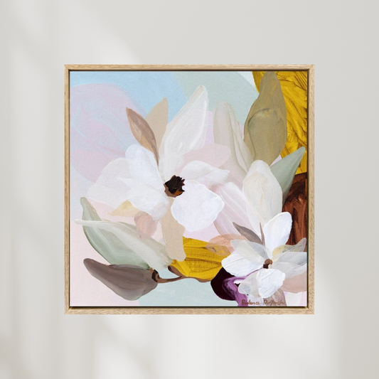 Sprung | Magnolia Canvas Art Print - Prudence De Marchi