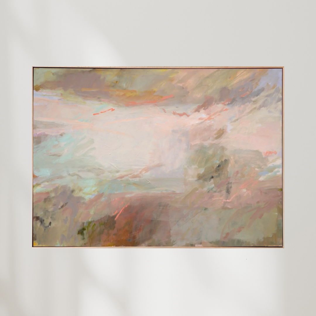 Morning Veil | Abstract Canvas Art Print - Prudence De Marchi