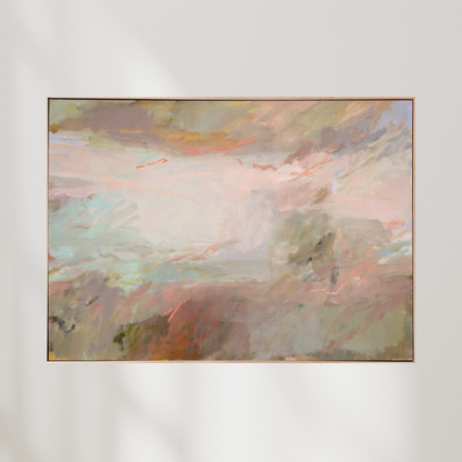 Morning Veil | Abstract Canvas Art Print - Prudence De Marchi
