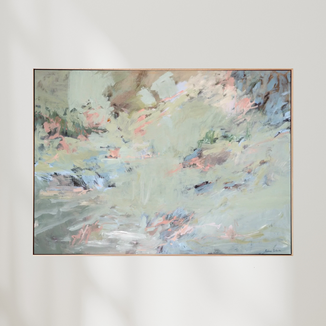 Dappled Light | Abstract Canvas Art Print - Prudence De Marchi