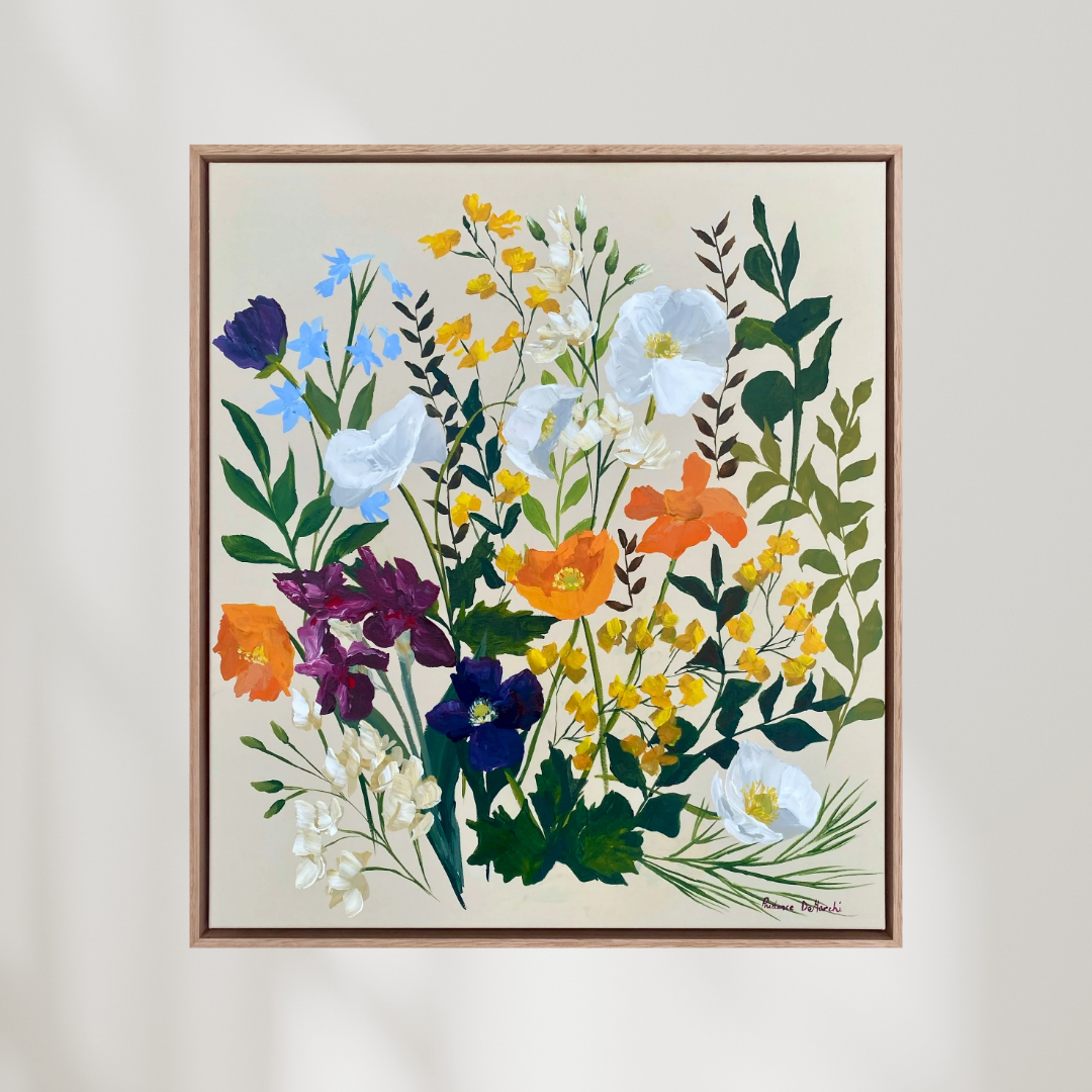 Illumine Flowers | Canvas Art Print - Prudence De Marchi