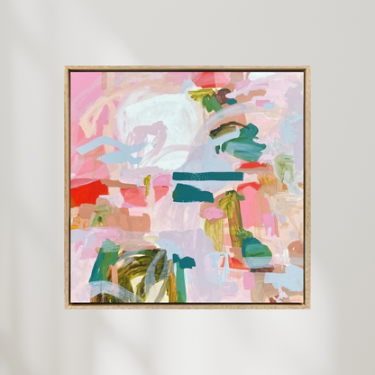 Too Many Cooks | Abstract Canvas Art Print - Prudence De Marchi