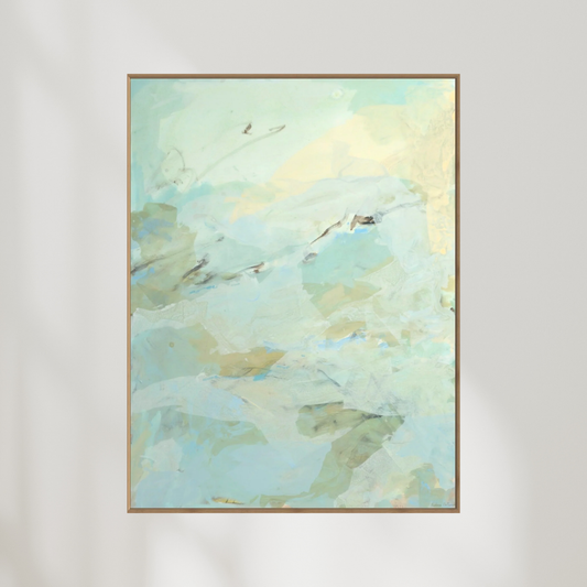 Exhale | Abstract Canvas Art Print - Prudence De Marchi
