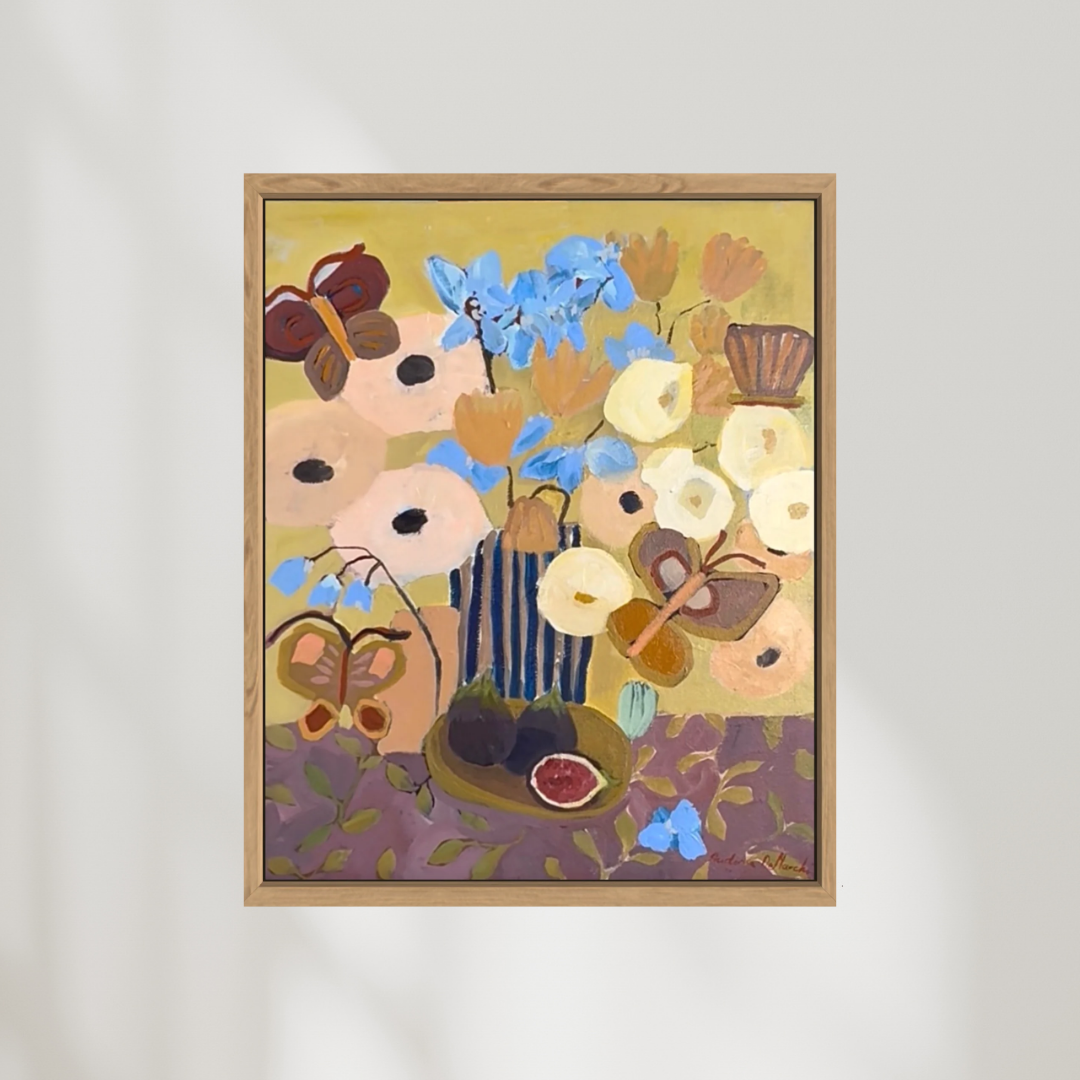 Blooms & Butterflies | Original Floral Artwork - Prudence De Marchi