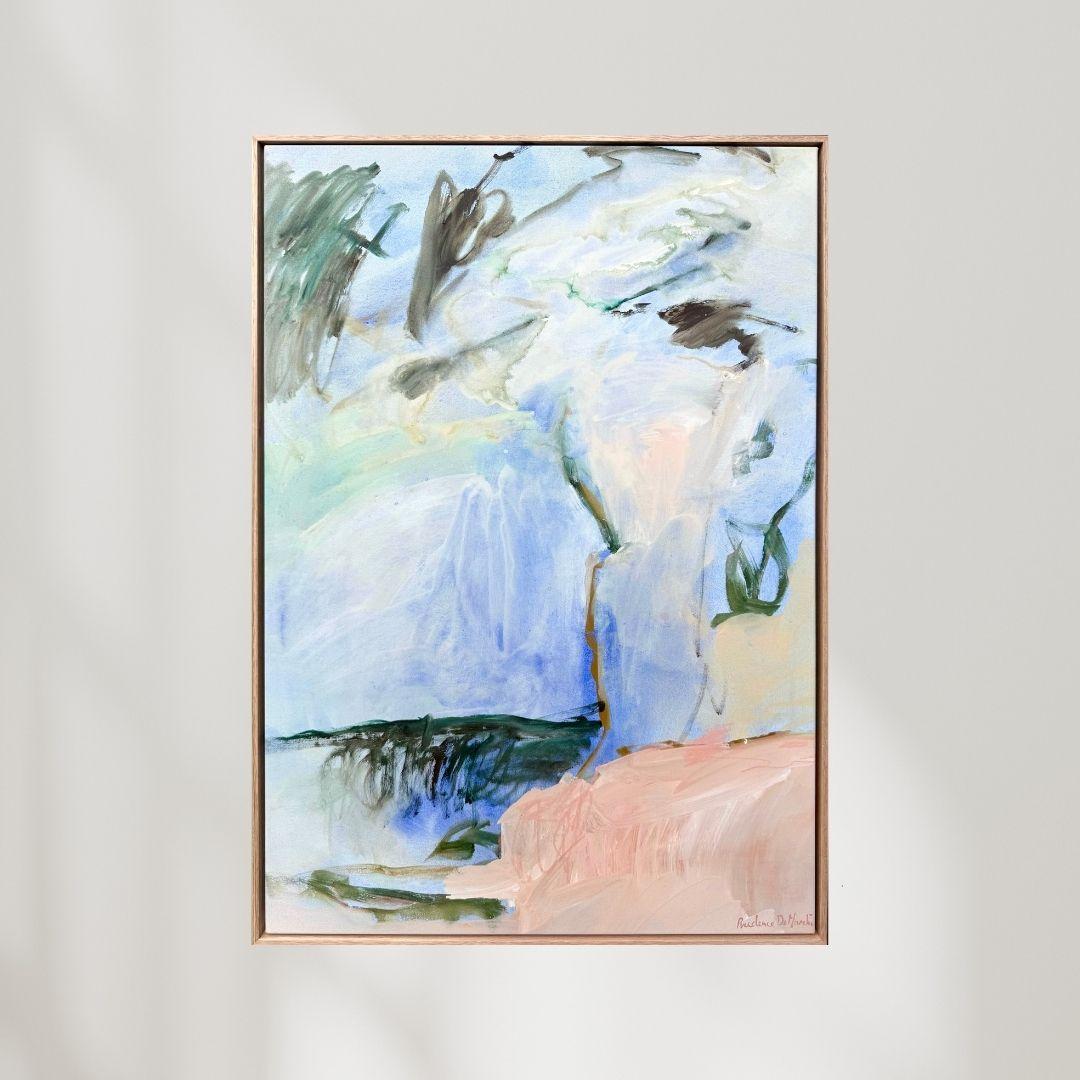 Soft Footsteps | Abstract Canvas Art Print