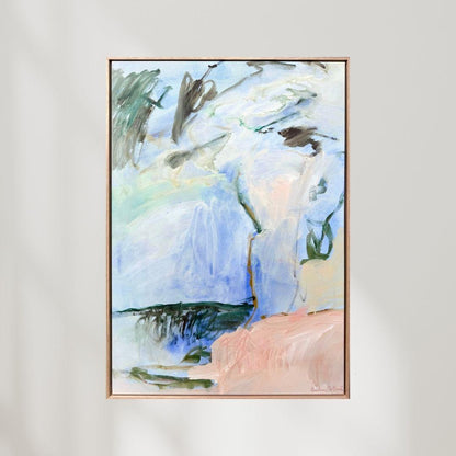 Soft Footsteps | Abstract Canvas Art Print