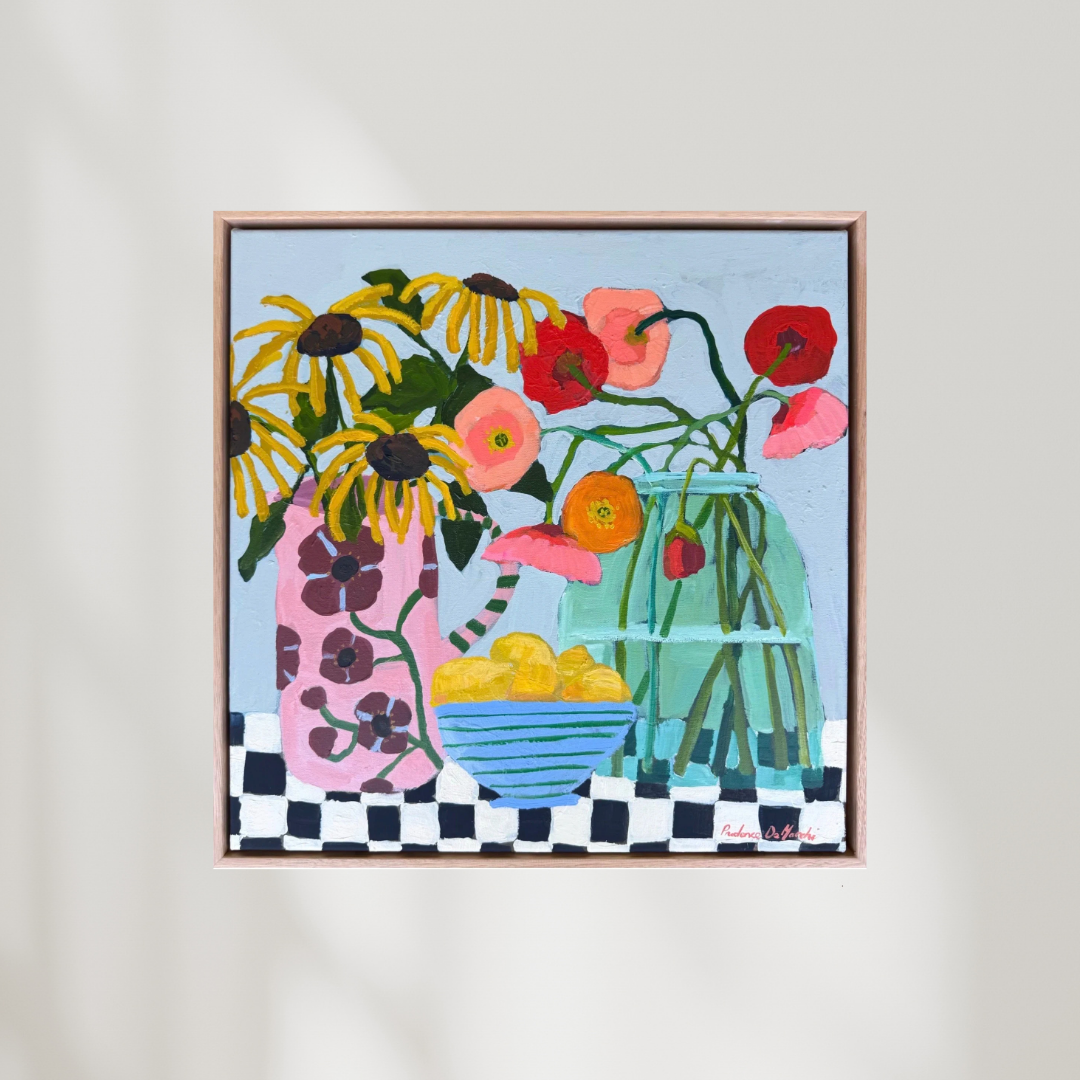 Flowers & Fruit | Original Floral Artwork - Prudence De Marchi