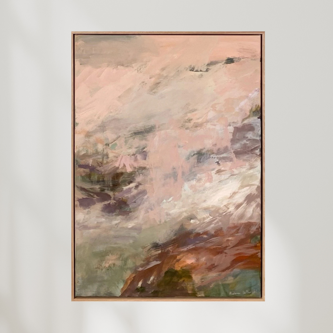 Echoes of Earth | Abstract Canvas Art Print - Prudence De Marchi