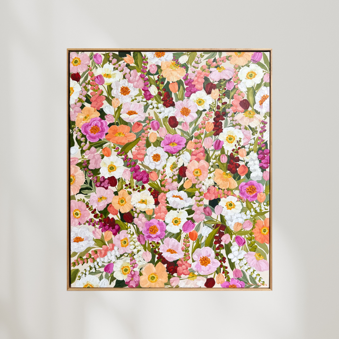 Floral Fancy | Floral Canvas Art Print