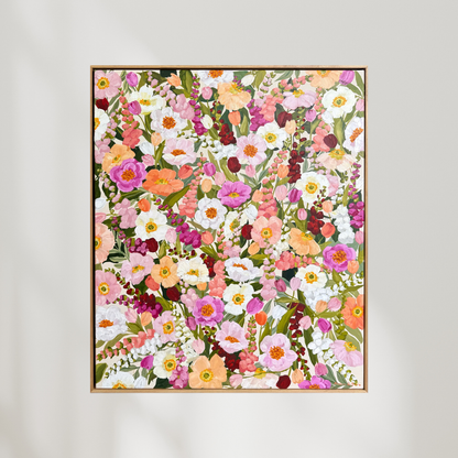 Floral Fancy | Floral Canvas Art Print