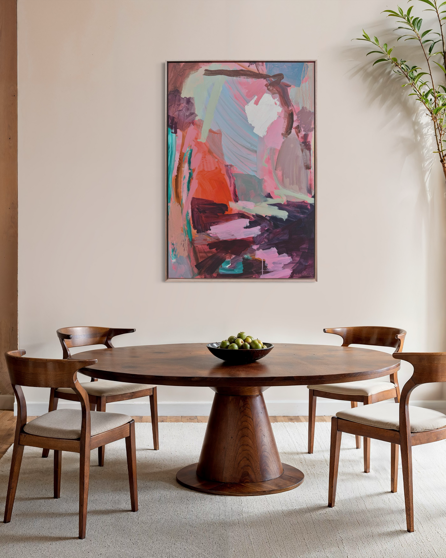 She Dreams in Colour | Abstract Canvas Art Print