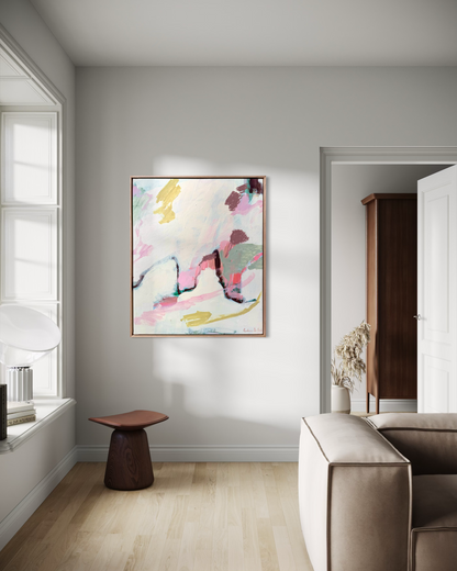 Staying with You | Abstract Canvas Art Print m