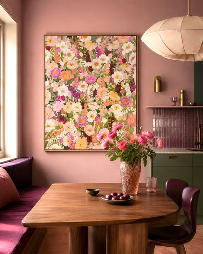 Floral Fancy | Floral Canvas Art Print