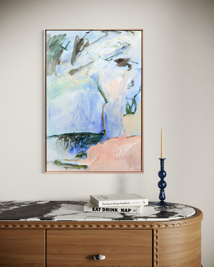 Soft Footsteps | Abstract Canvas Art Print