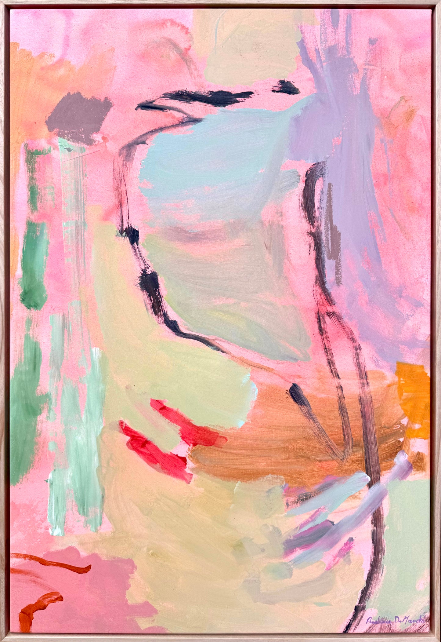 Colour Bomb | Abstract Canvas Art Print