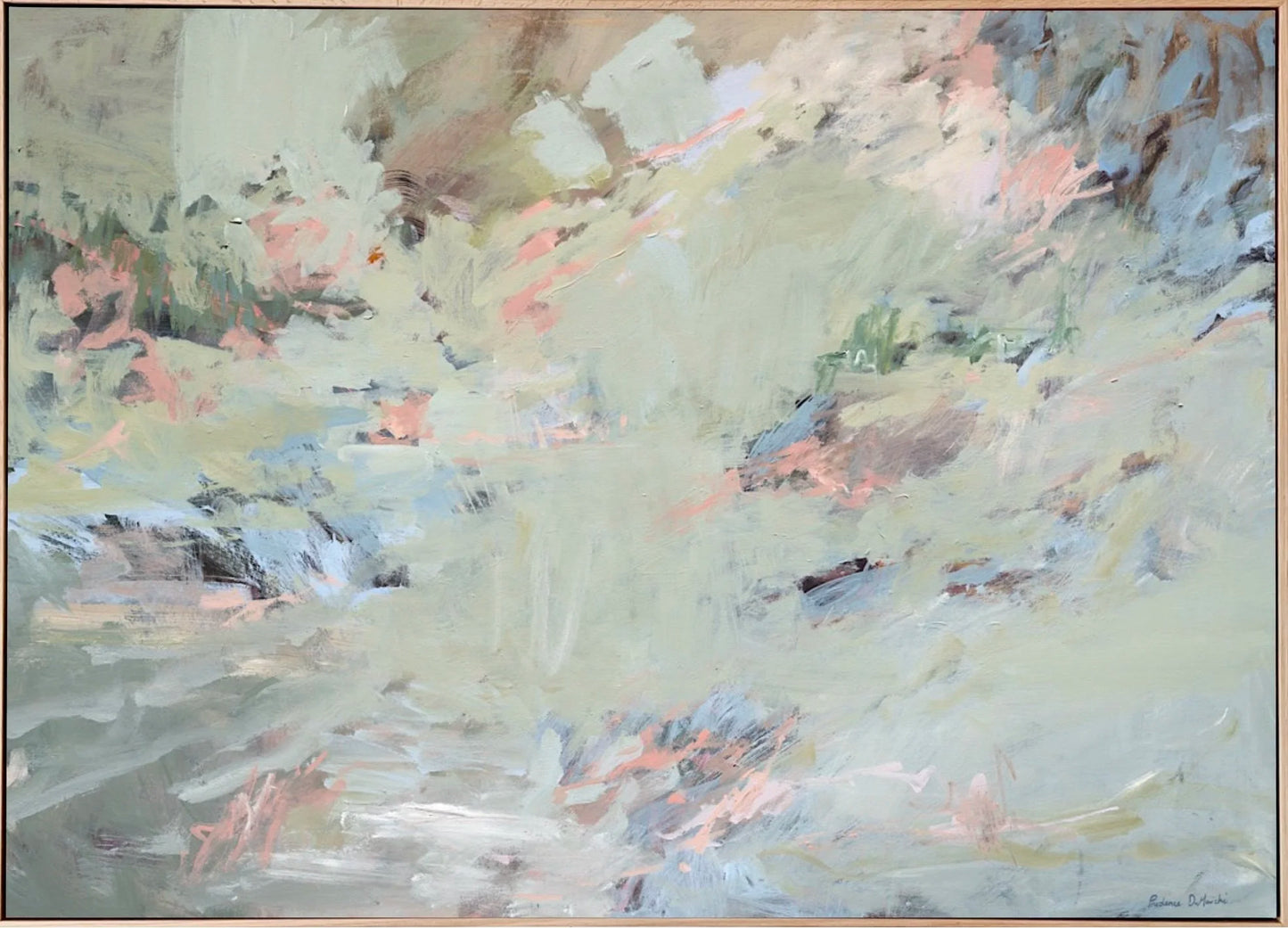 Dappled Light | Abstract Canvas Art Print - Prudence De Marchi