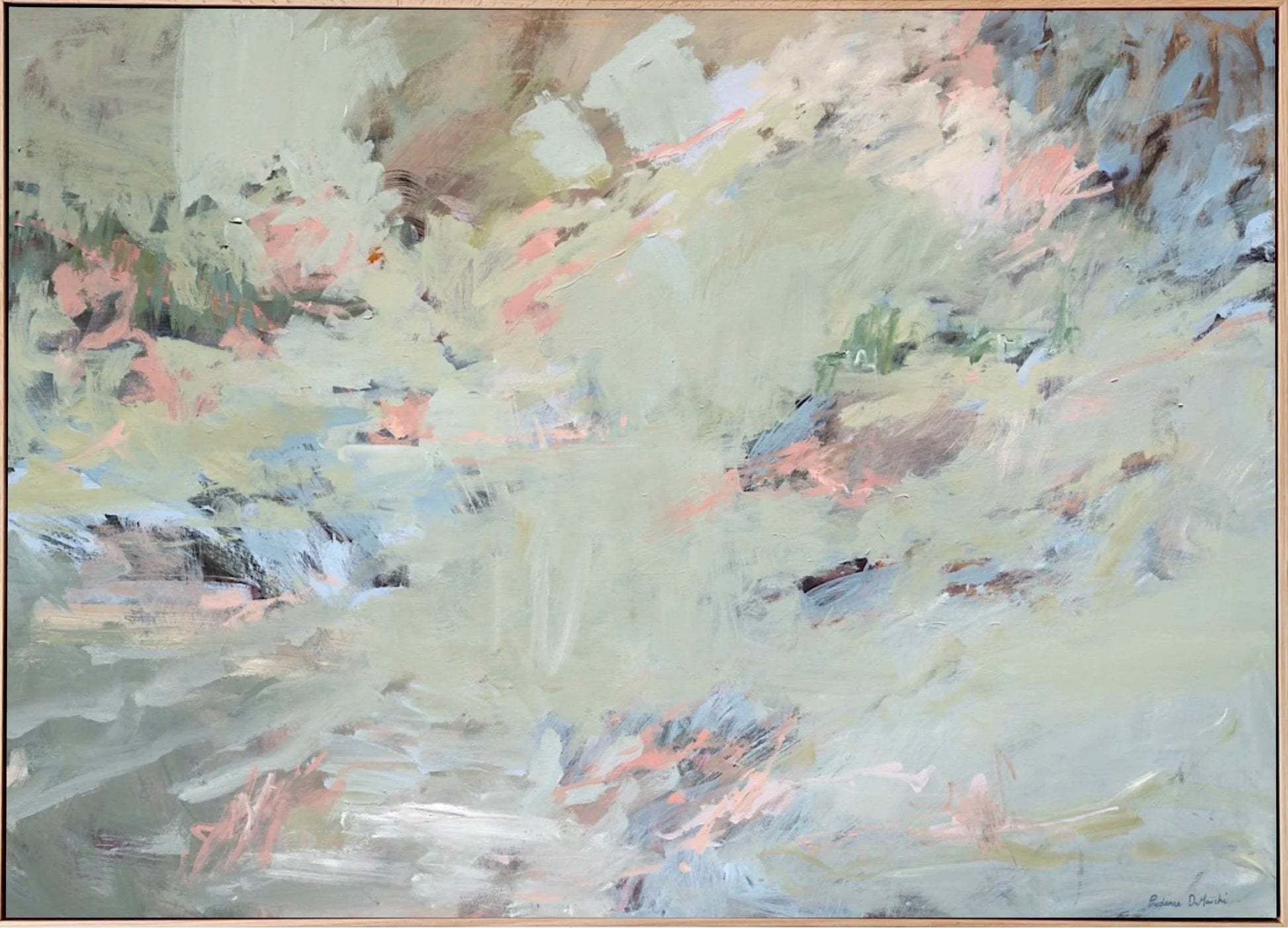 Dappled Light | Abstract Canvas Art Print - Prudence De Marchi