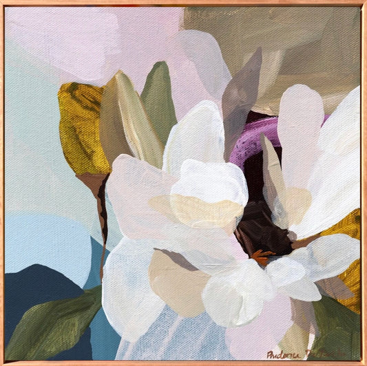 Teddy | Floral Canvas Art Print - Prudence De Marchi