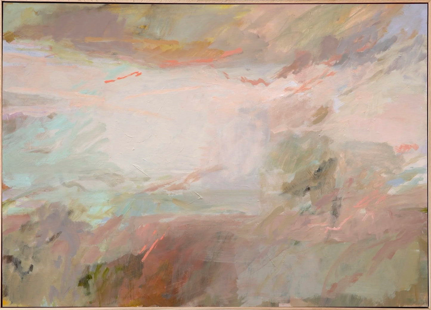 Morning Veil | Abstract Canvas Art Print - Prudence De Marchi