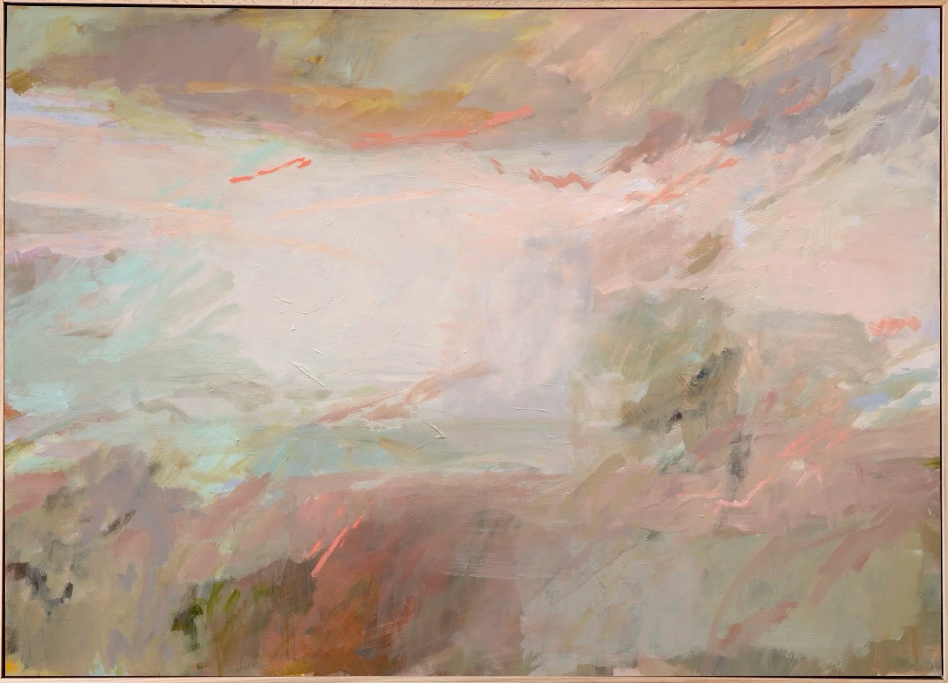 Morning Veil | Abstract Canvas Art Print - Prudence De Marchi