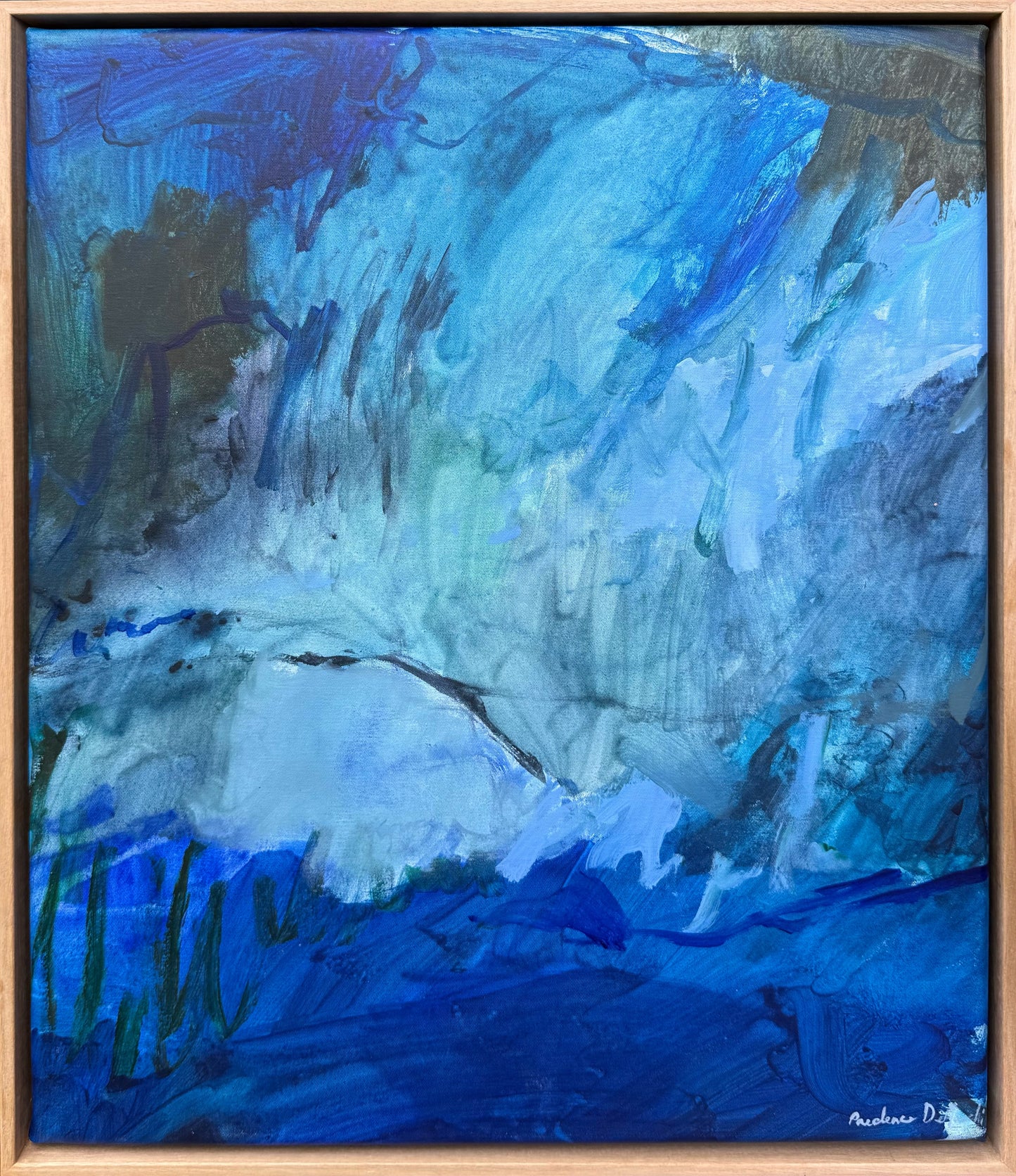 Tangled in Blue | Original Abstract Artwork