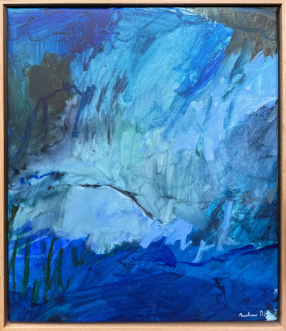 Tangled in Blue | Original Abstract Artwork