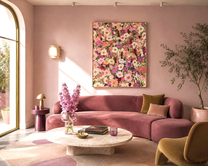 Floral Fancy | Floral Canvas Art Print