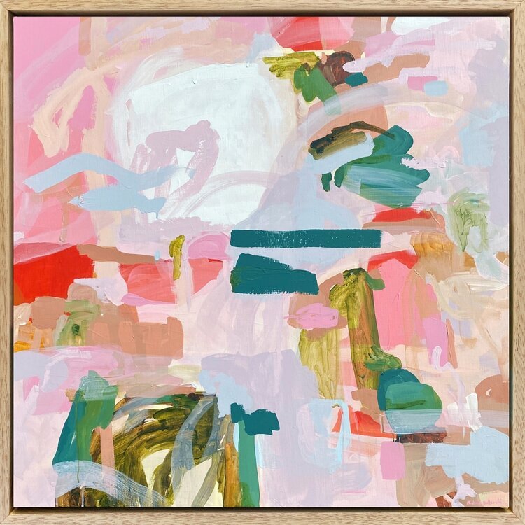 Too Many Cooks | Abstract Canvas Art Print - Prudence De Marchi