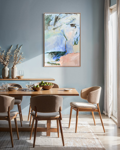 Soft Footsteps | Abstract Canvas Art Print