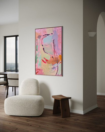 Colour Bomb | Abstract Canvas Art Print
