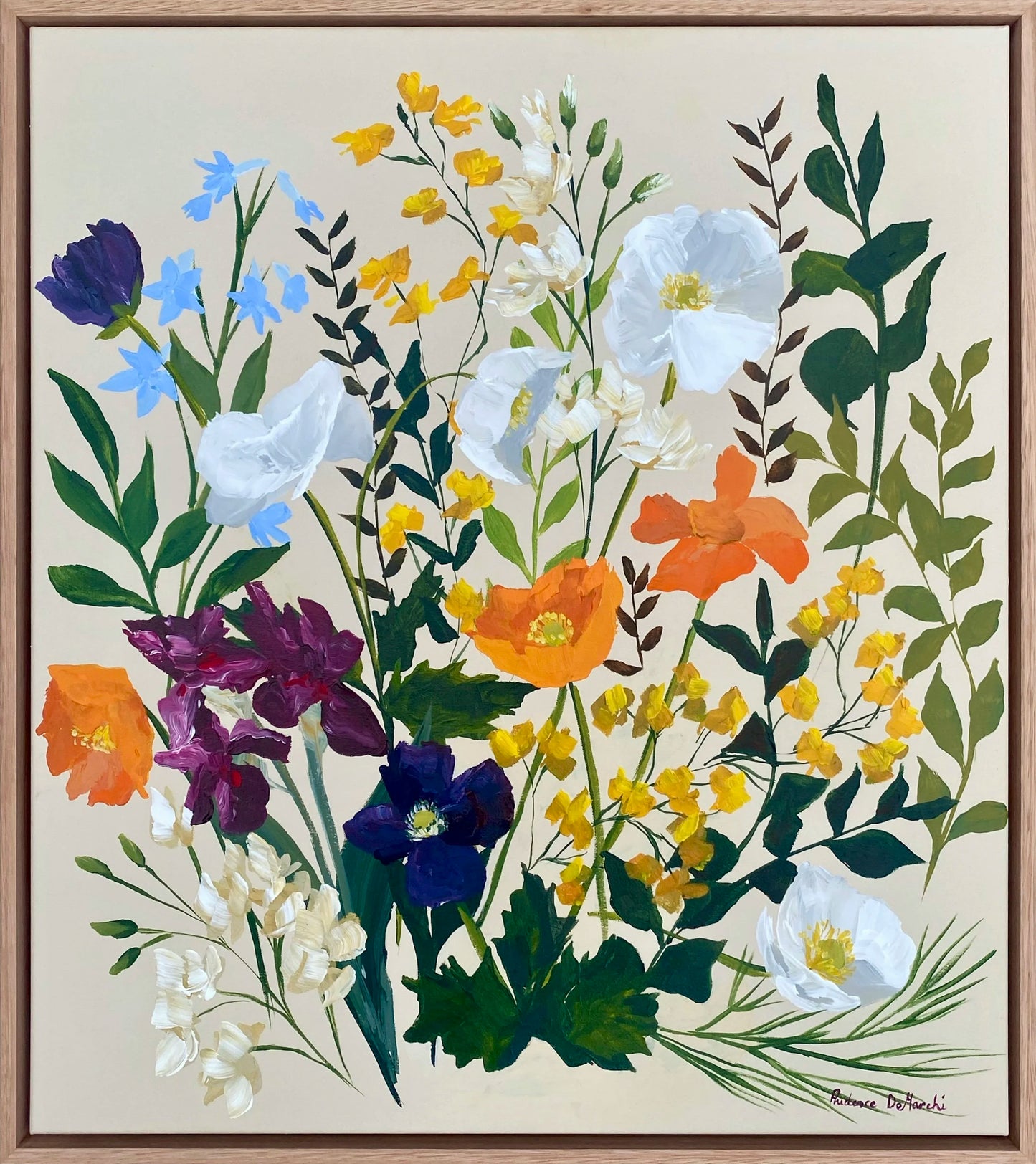 Illumine Flowers | Canvas Art Print - Prudence De Marchi