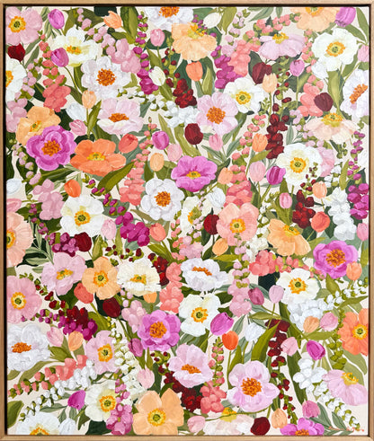 Floral Fancy | Floral Canvas Art Print