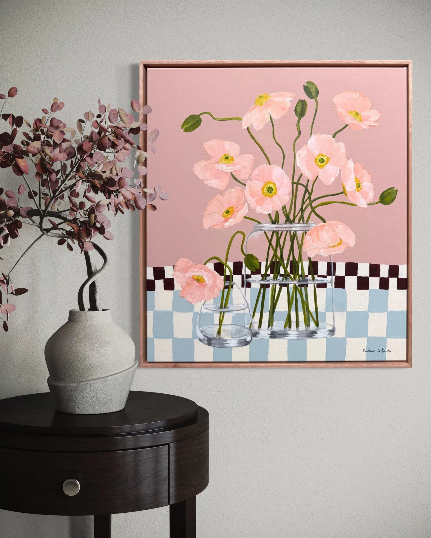 The Best Meeting | Abstract Canvas Art Print - Prudence De Marchi