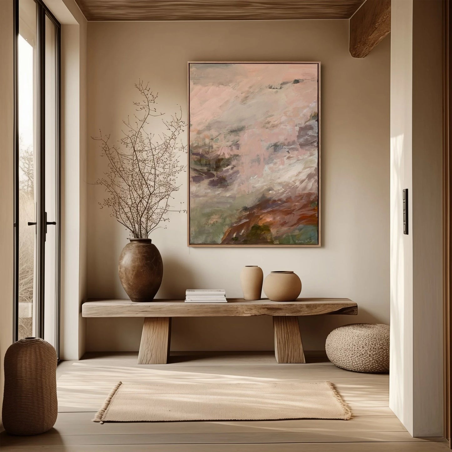 Echoes of Earth | Abstract Canvas Art Print - Prudence De Marchi