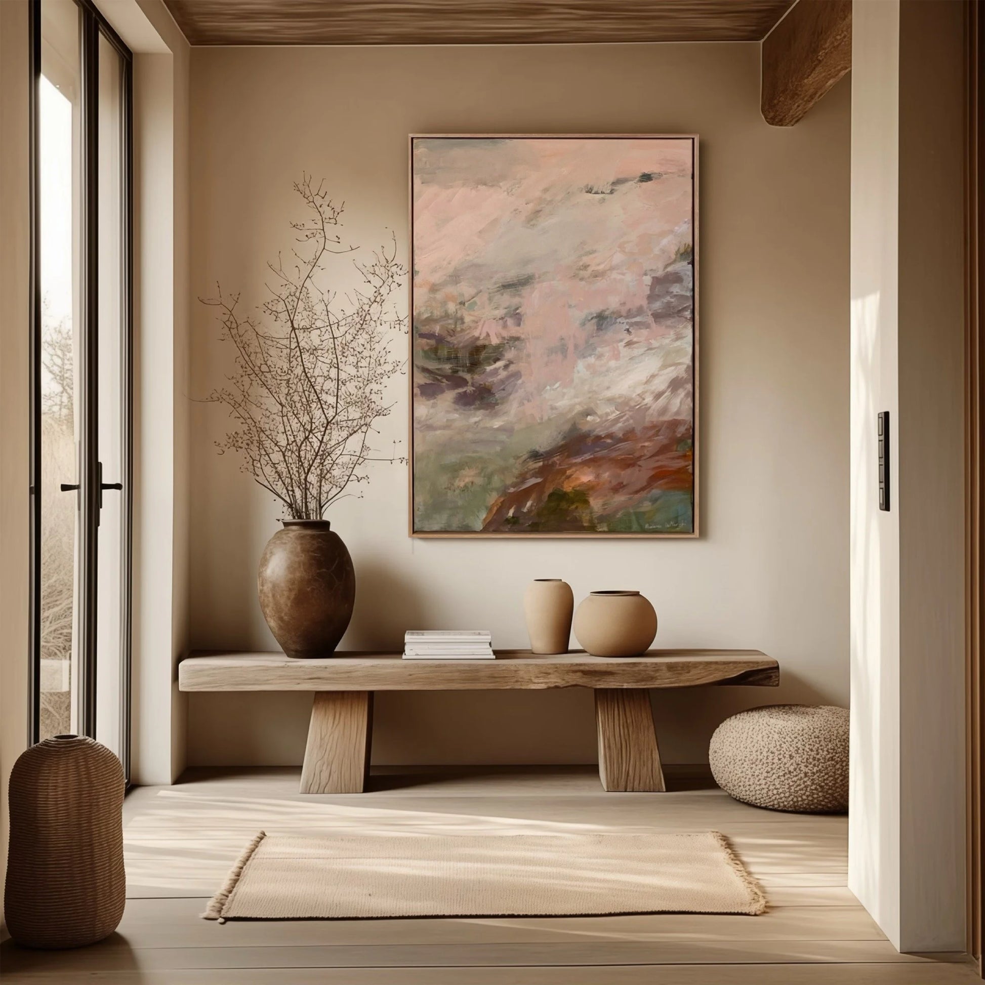 Echoes of Earth | Abstract Canvas Art Print - Prudence De Marchi