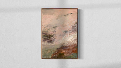Echoes of Earth | Abstract Canvas Art Print - Prudence De Marchi