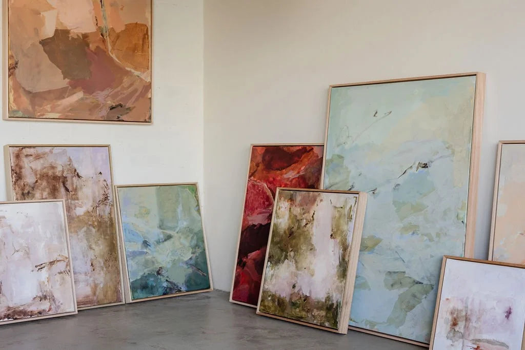 Exhale | Abstract Canvas Art Print - Prudence De Marchi