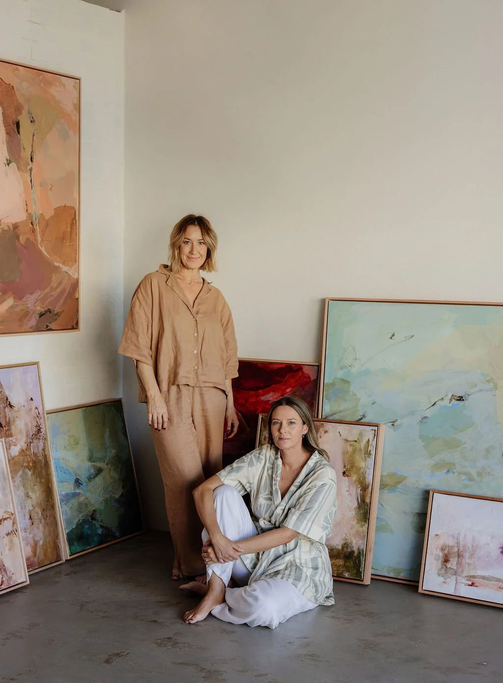 Exhale | Abstract Canvas Art Print - Prudence De Marchi