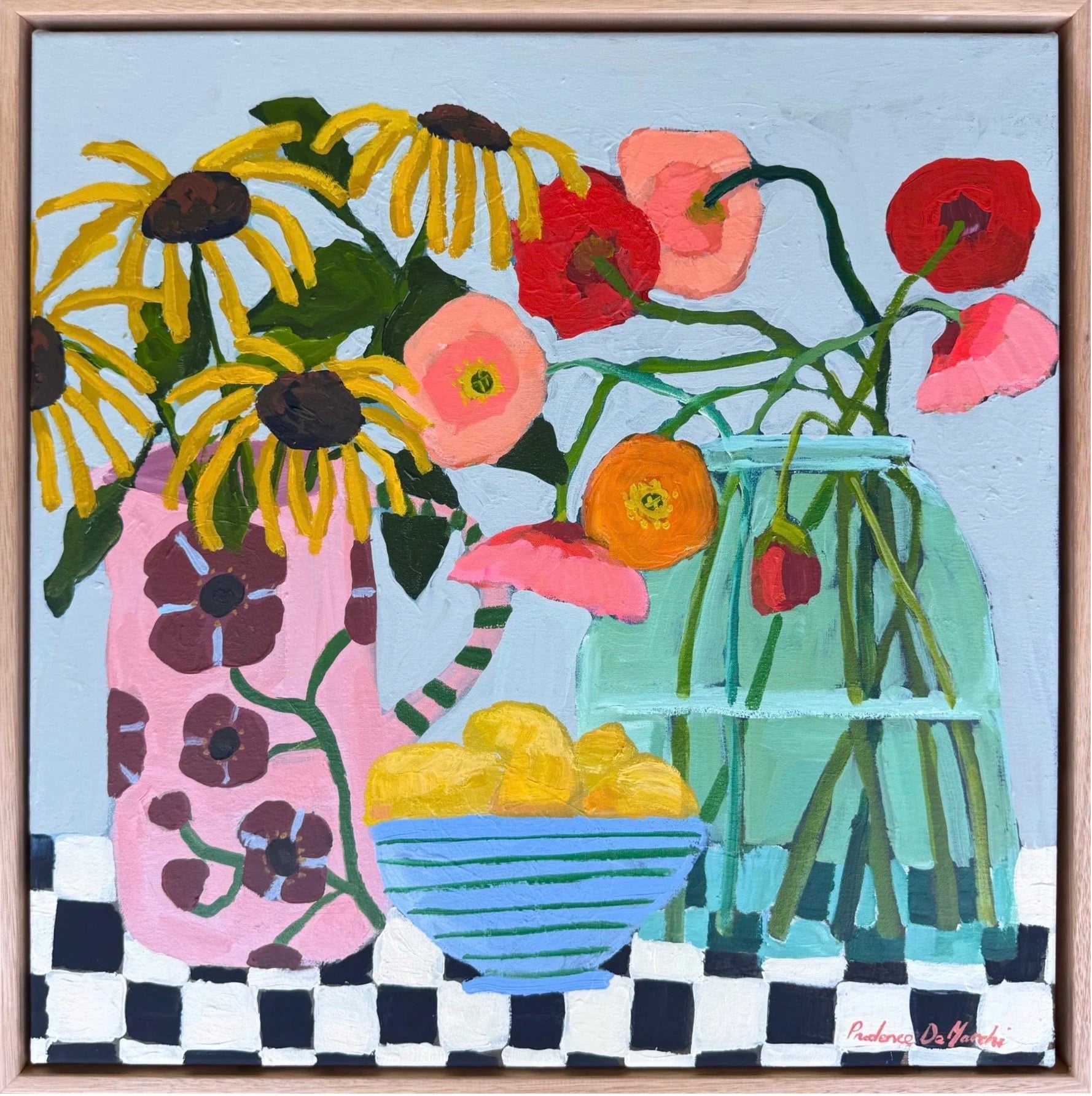 Flowers & Fruit | Original Floral Artwork - Prudence De Marchi