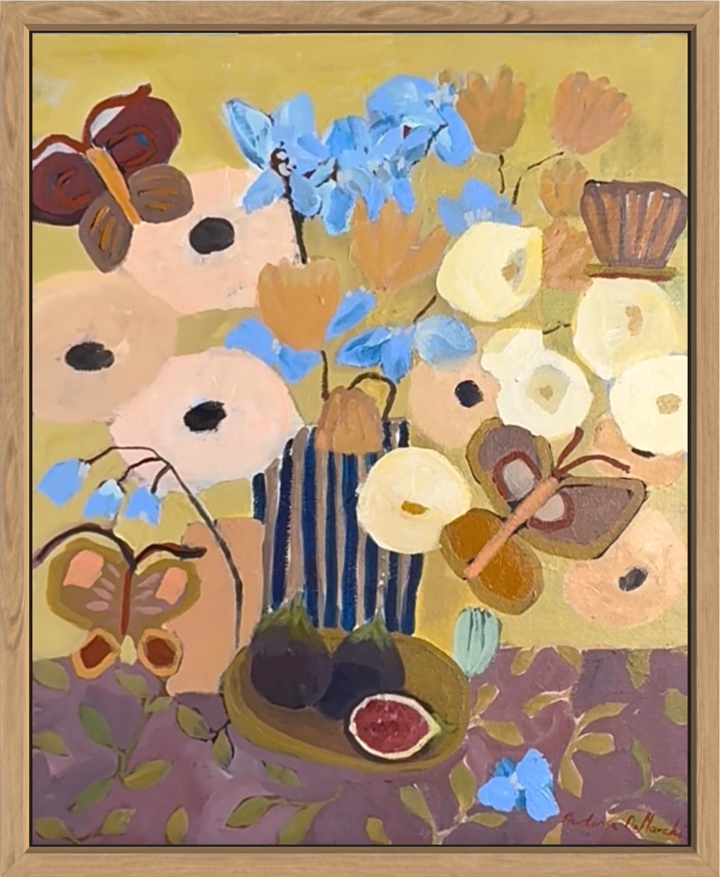 Blooms & Butterflies | Original Floral Artwork - Prudence De Marchi