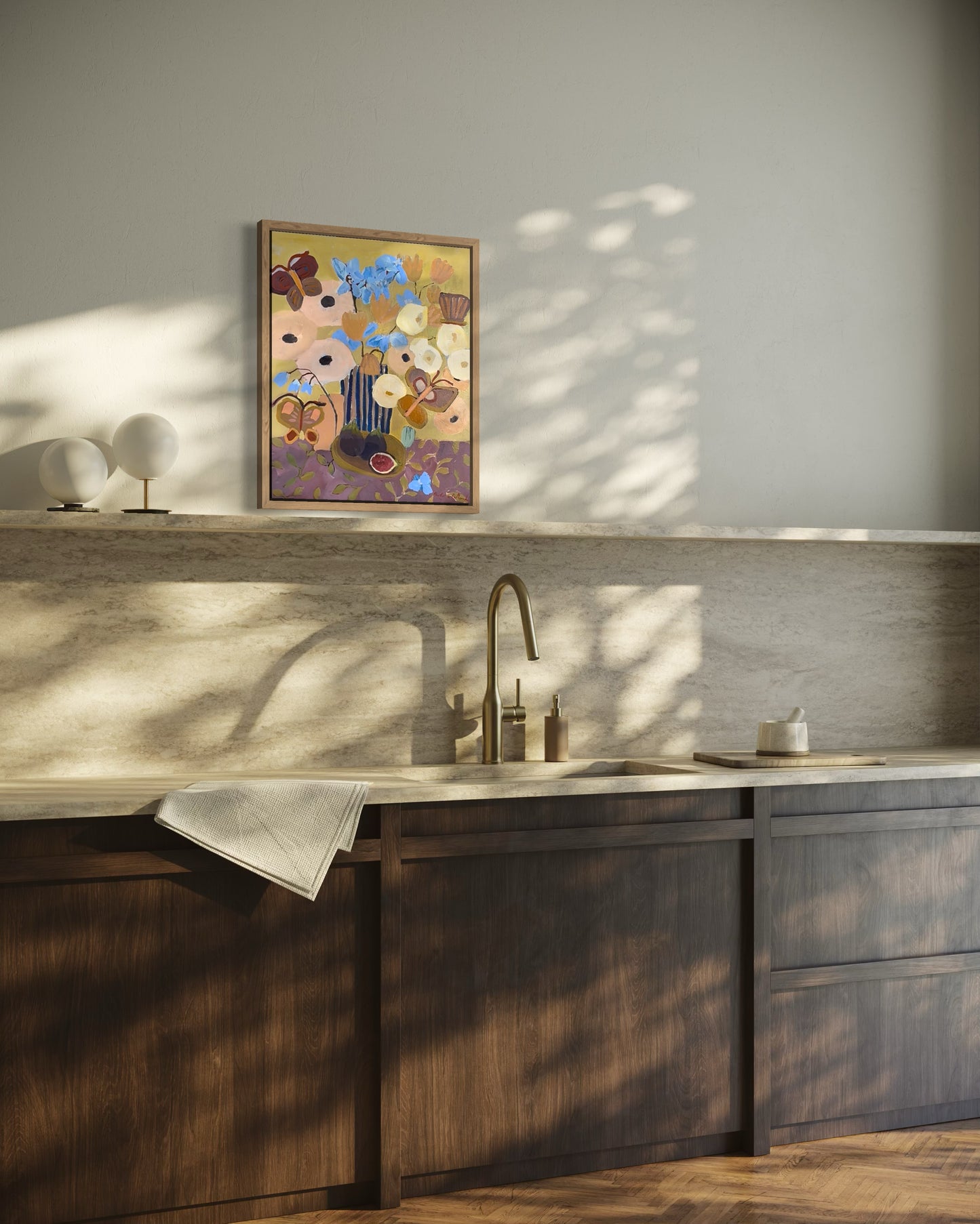 Blooms & Butterflies | Original Floral Artwork - Prudence De Marchi