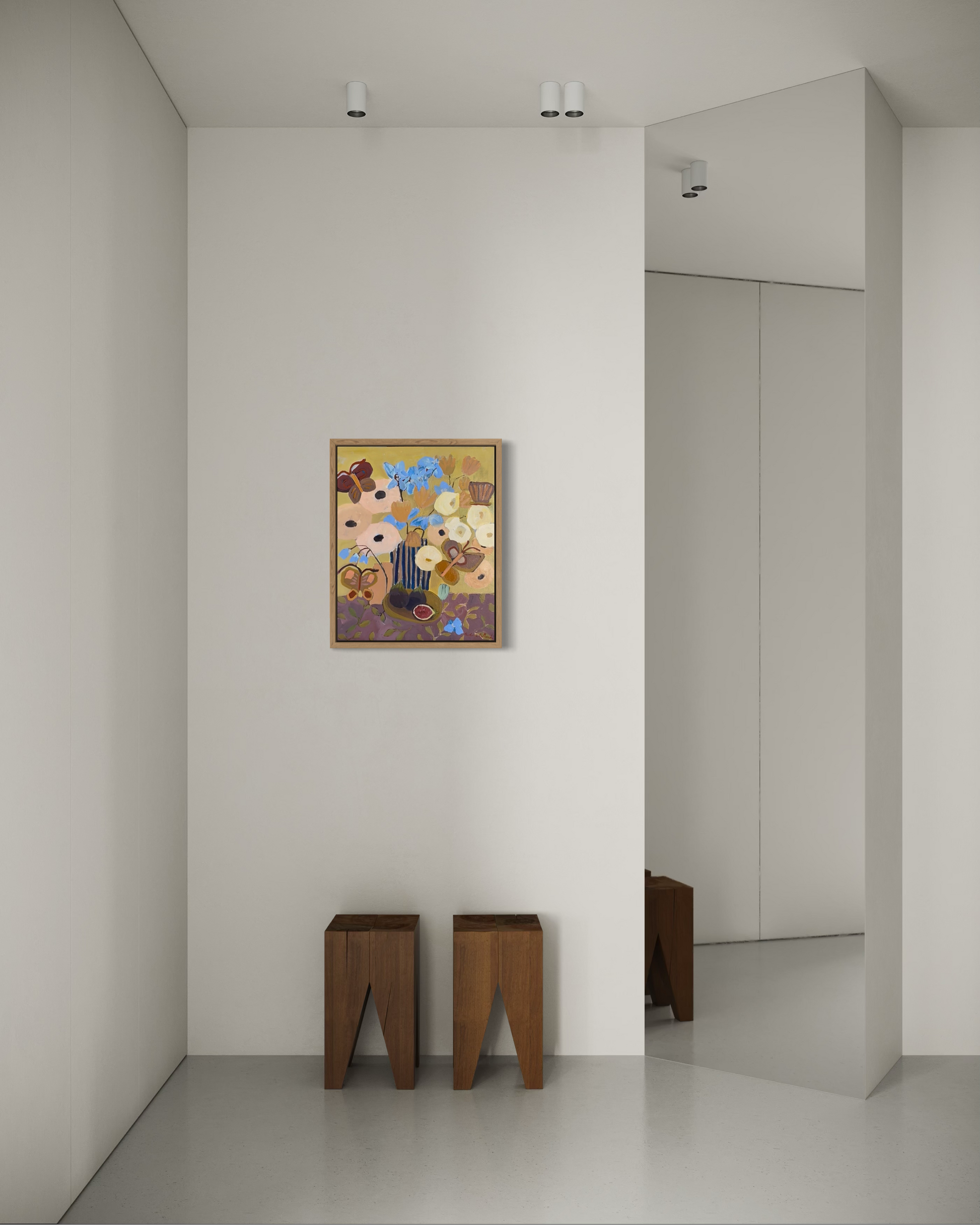 Blooms & Butterflies | Original Floral Artwork - Prudence De Marchi