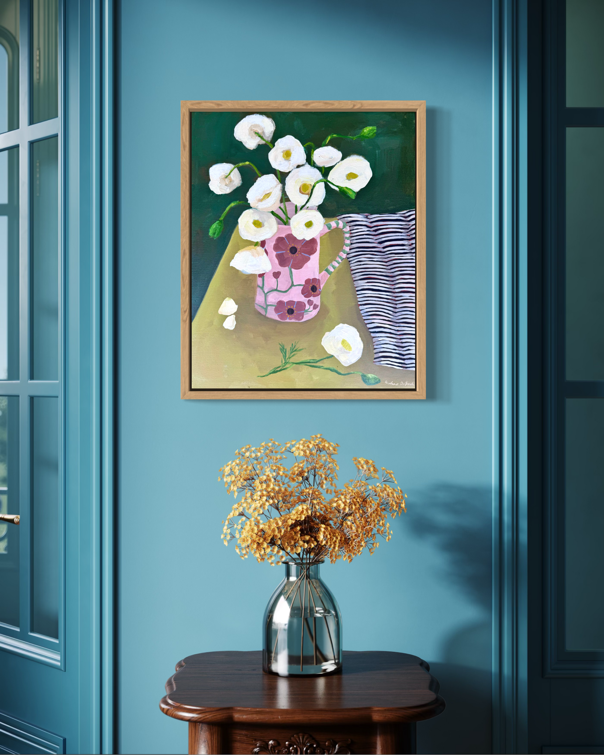 Fallen Poppies | Original Floral Artwork - Prudence De Marchi